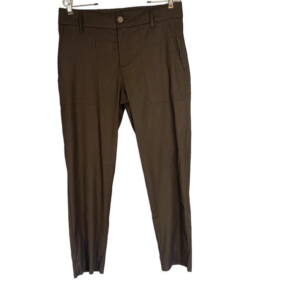 Vince Linen Blend Pants Trousers Women's Black Size 6 - Picture 1 of 8
